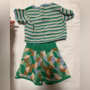 Oeufnyc knit shorts set 2y/3y